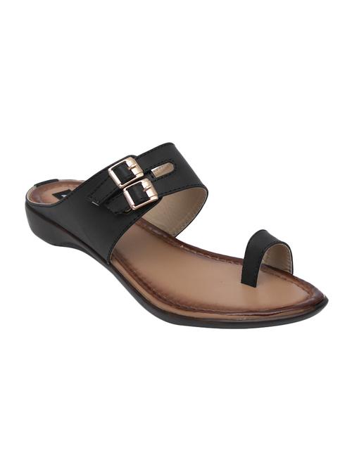 black one toe sandal - 15180479 - Standard Image - 1