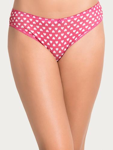 pink printed hipster panty - 15180767 - Very Small Image - 1