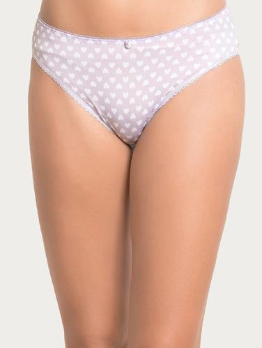 white printed hipster panty - 15180768 - Very Small Image - 1