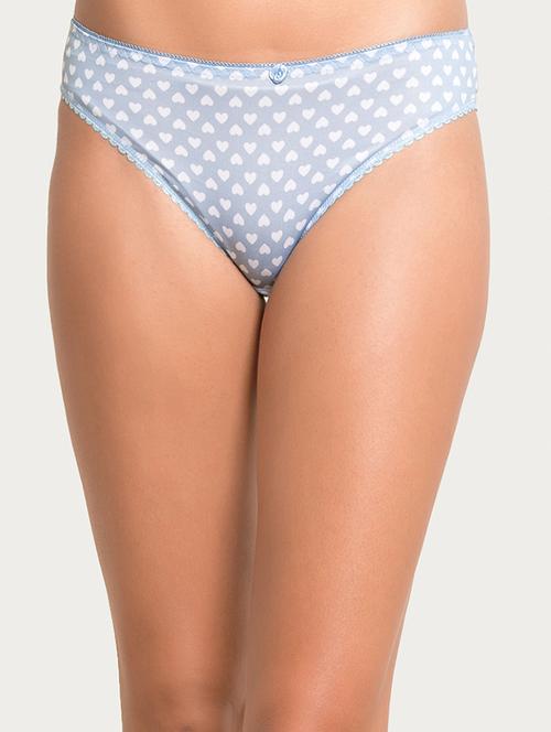 blue printed hipster panty - 15180770 - Standard Image - 1