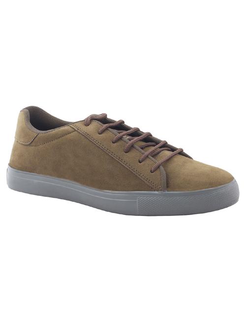 green Suede lace up sneaker - 15181635 - Very Small Image - 1