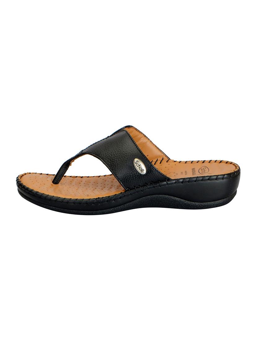 black leather slippers - 15181993 - Zoom Image - 2