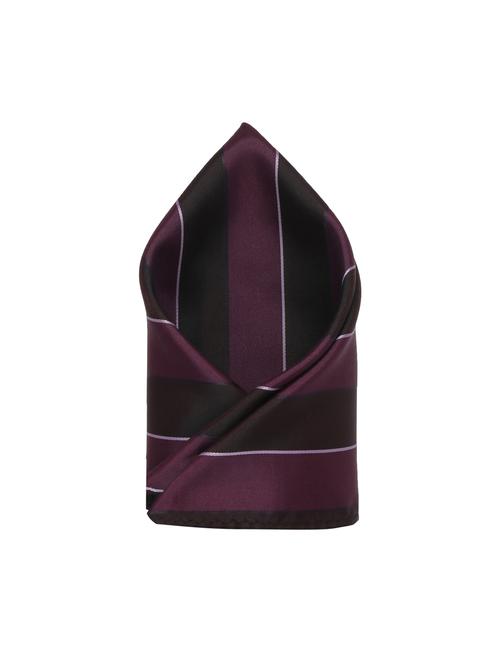 blackpurple polyester pocketsquare - 15183693 - Standard Image - 1