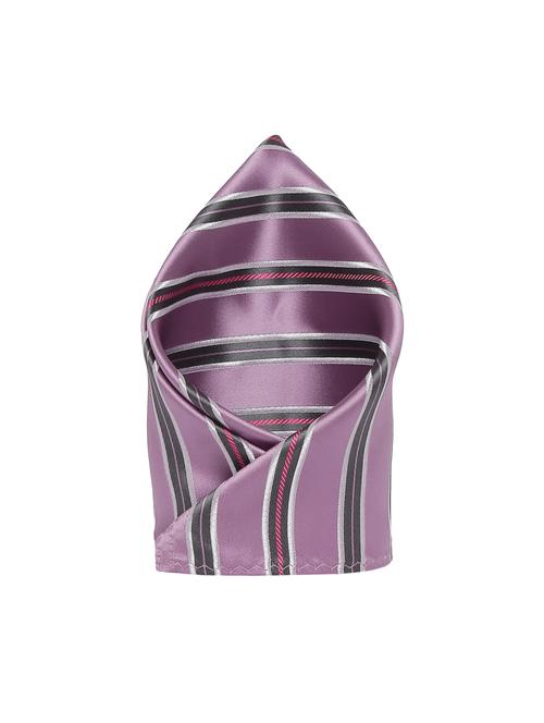purpleblack polyester pocketsquare - 15183697 - Standard Image - 1
