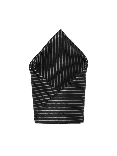 blackwhite polyester pocketsquare - 15183709 - Standard Image - 1