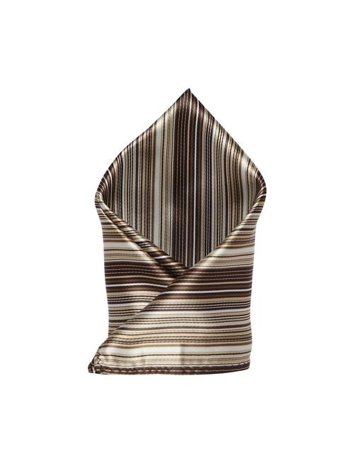 brownbeige polyester pocketsquare - 15183725 - Standard Image - 1