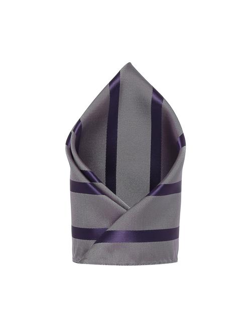 greypurple polyester pocketsquare - 15183734 - Standard Image - 1