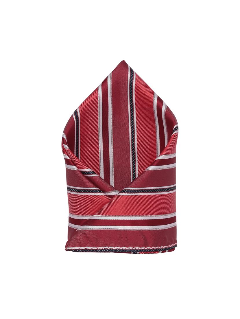 redmaroon polyester pocketsquare - 15183736 - Zoom Image - 1