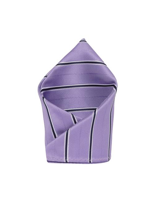 purpleblack polyester pocketsquare - 15183751 - Standard Image - 1
