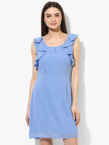 ruffle detail a-line dress - 15183956 - Very Small Image - 1