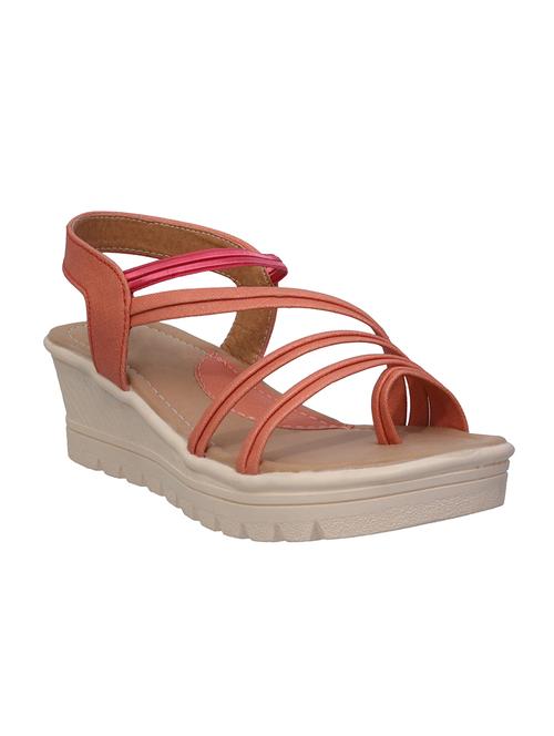 pink back strap wedge - 15184419 - Standard Image - 1