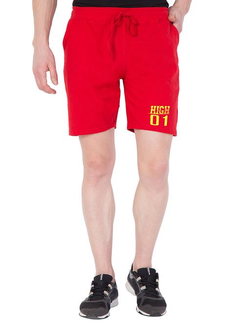 red cotton shorts - 15185578 - Standard Image - 1