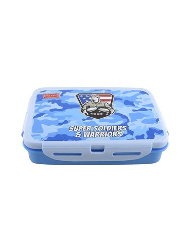 blue plastic lunch box - 15185675 - Very Small Image - 1