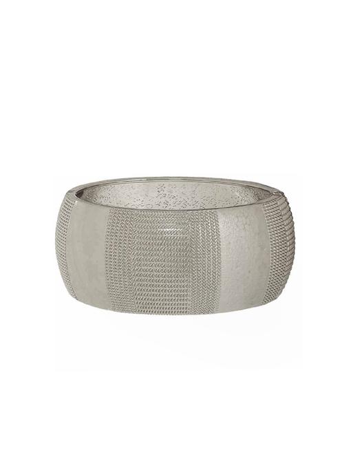 silver brass bangle - 15185796 - Standard Image - 1