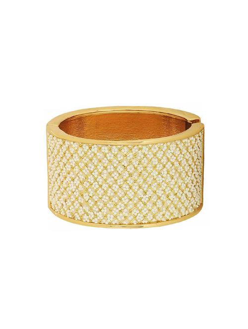white brass bangle - 15185798 - Standard Image - 1