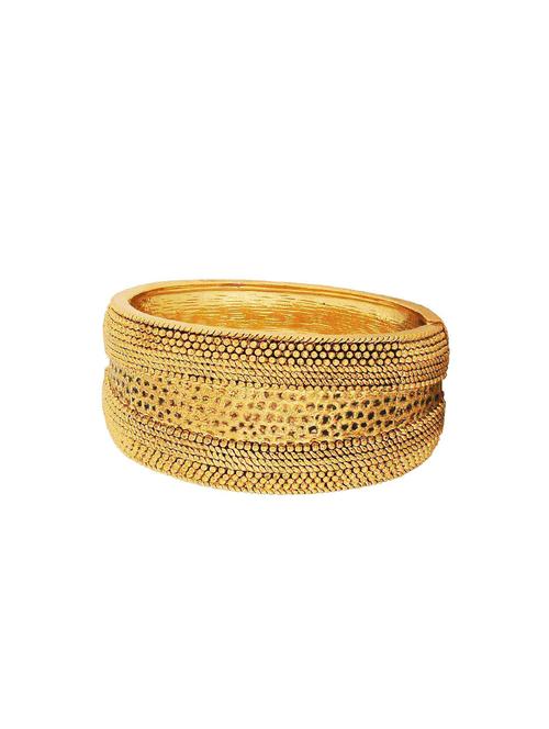gold brass bangle - 15185813 - Standard Image - 1