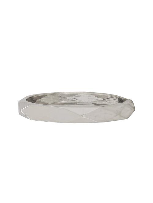 silver metal bangle - 15185821 - Standard Image - 1