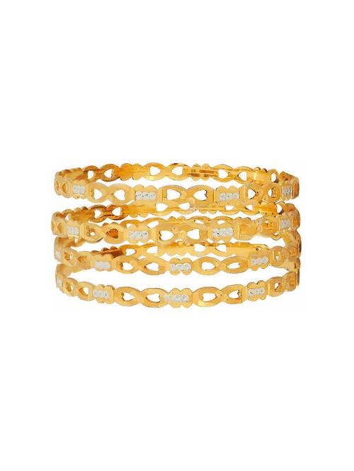 gold brass bangle - 15185849 - Standard Image - 1