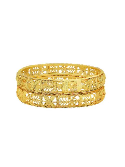 gold brass bangle - 15185857 - Standard Image - 1