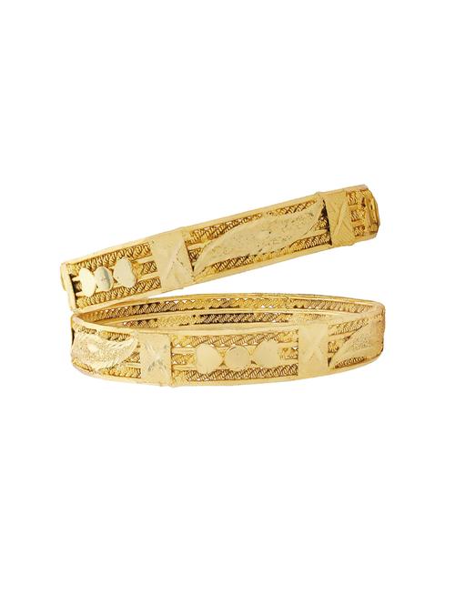 gold brass bangle - 15185860 - Standard Image - 1