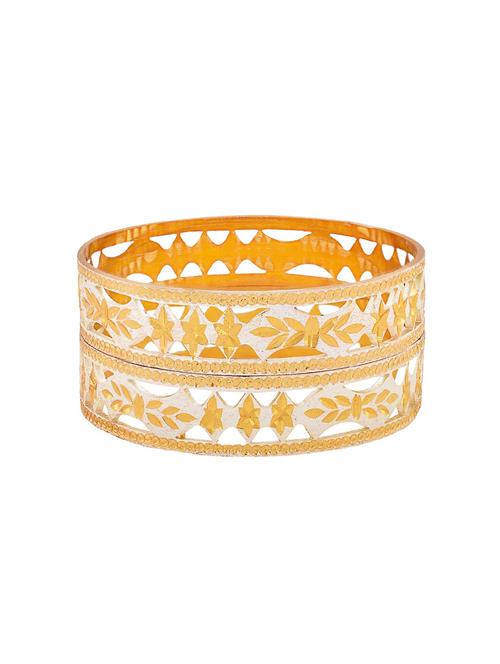 white brass bangle - 15185863 - Standard Image - 1