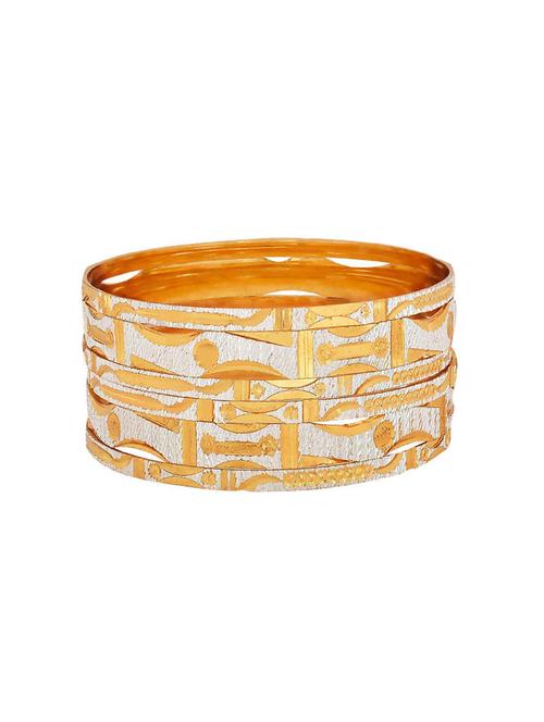 white brass bangle - 15185866 - Standard Image - 1
