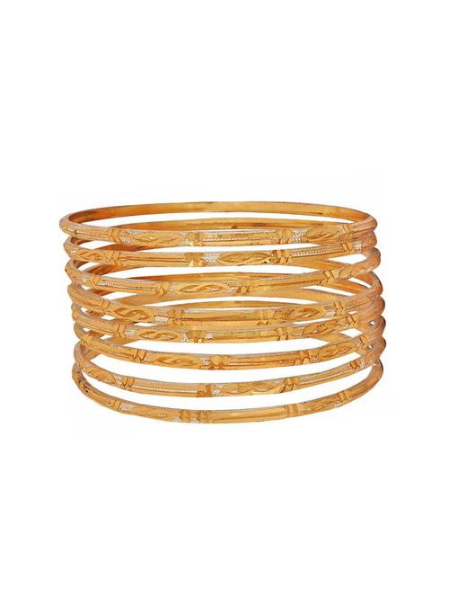 gold brass bangle - 15185884 - Standard Image - 1