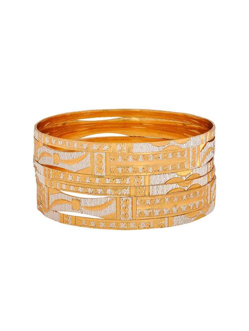 white brass bangle - 15185886 - Standard Image - 1