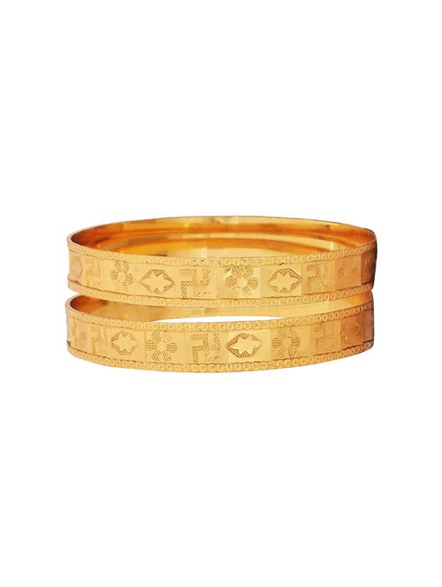 gold brass bangle - 15185897 - Standard Image - 1