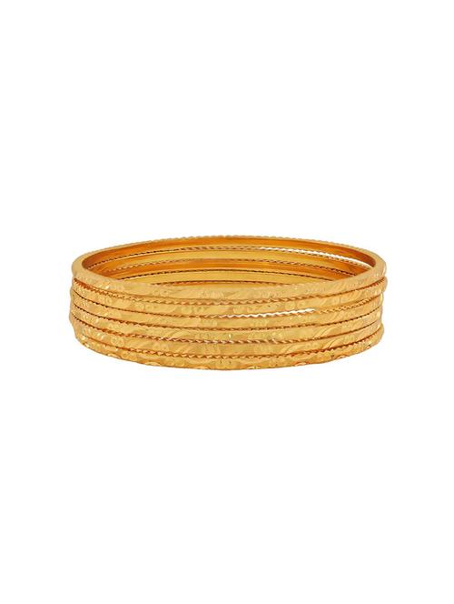gold brass bangle - 15185899 - Standard Image - 1