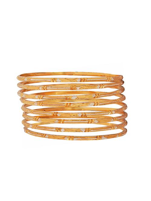 gold brass bangle - 15185900 - Standard Image - 1