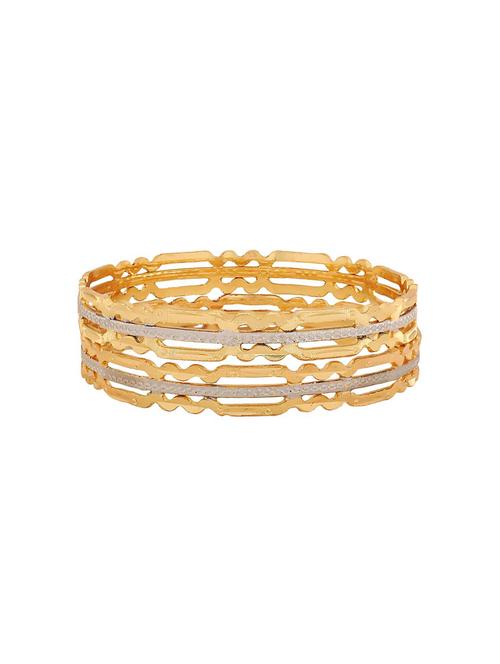 gold brass bangle - 15185907 - Standard Image - 1