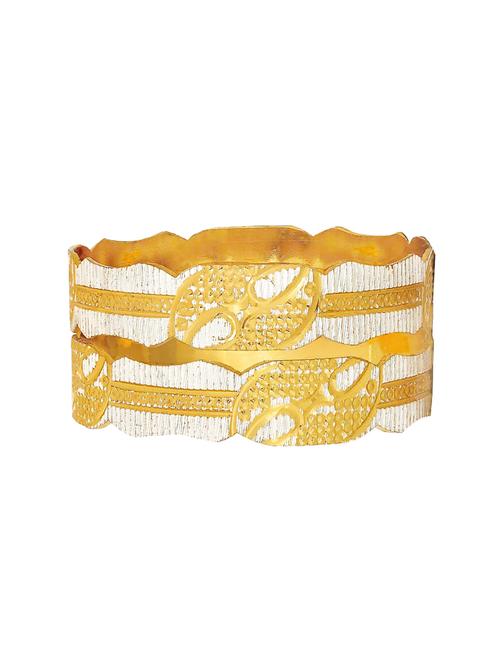 gold brass bangle - 15185910 - Standard Image - 1