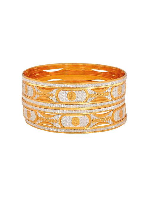 white brass bangle - 15185919 - Standard Image - 1