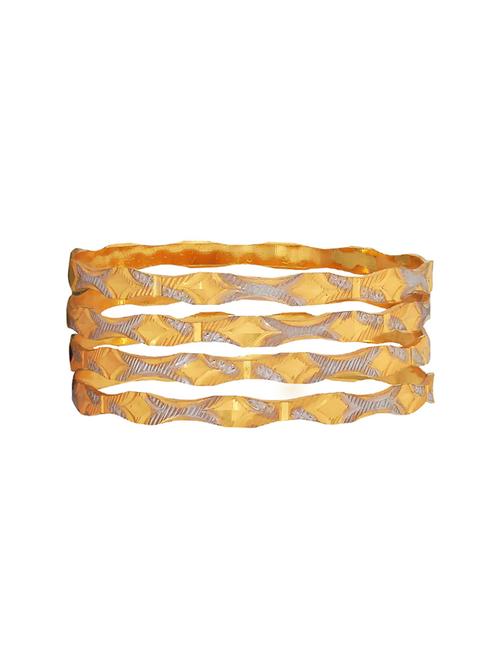 gold brass bangle - 15185926 - Standard Image - 1