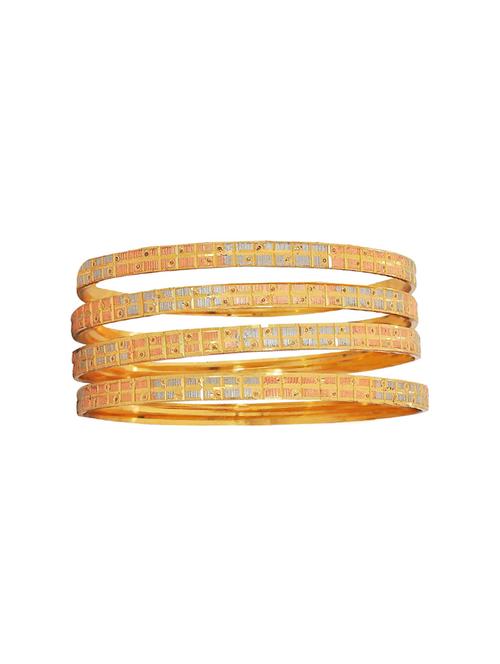 orange brass bangle - 15185933 - Standard Image - 1