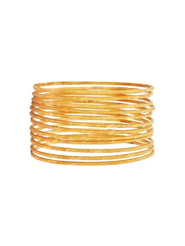 gold brass bangle - 15185935 - Very Small Image - 1