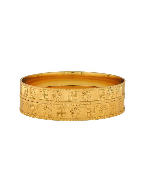 gold brass bangle - 15185937 - Standard Image - 1