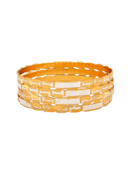 gold brass bangle - 15185942 - Standard Image - 1