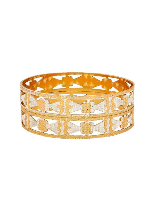 gold brass bangle - 15185943 - Standard Image - 1