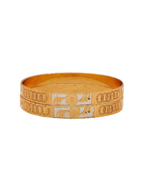 gold brass bangle - 15185947 - Standard Image - 1