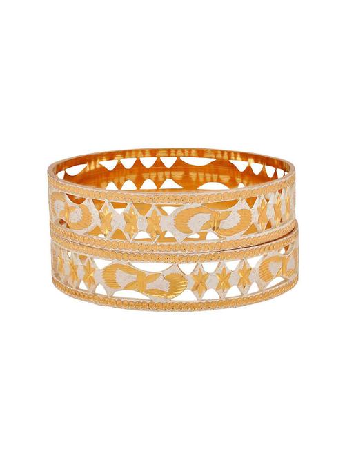 gold brass bangle - 15185964 - Standard Image - 1