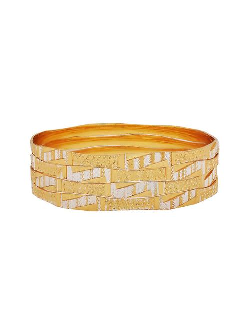gold brass bangle - 15185970 - Standard Image - 1