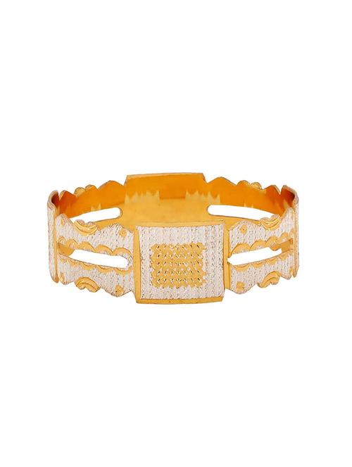 white brass bangle - 15185982 - Standard Image - 1
