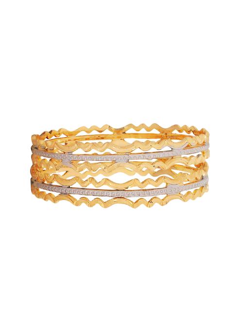 gold brass bangle - 15185995 - Standard Image - 1