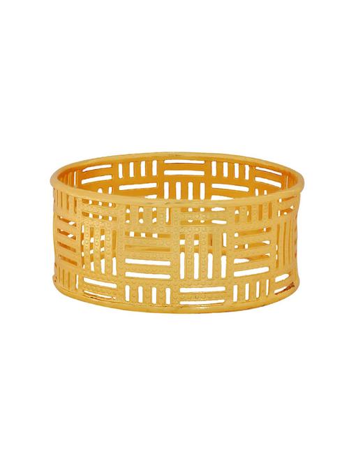 gold brass bangle - 15186003 - Standard Image - 1