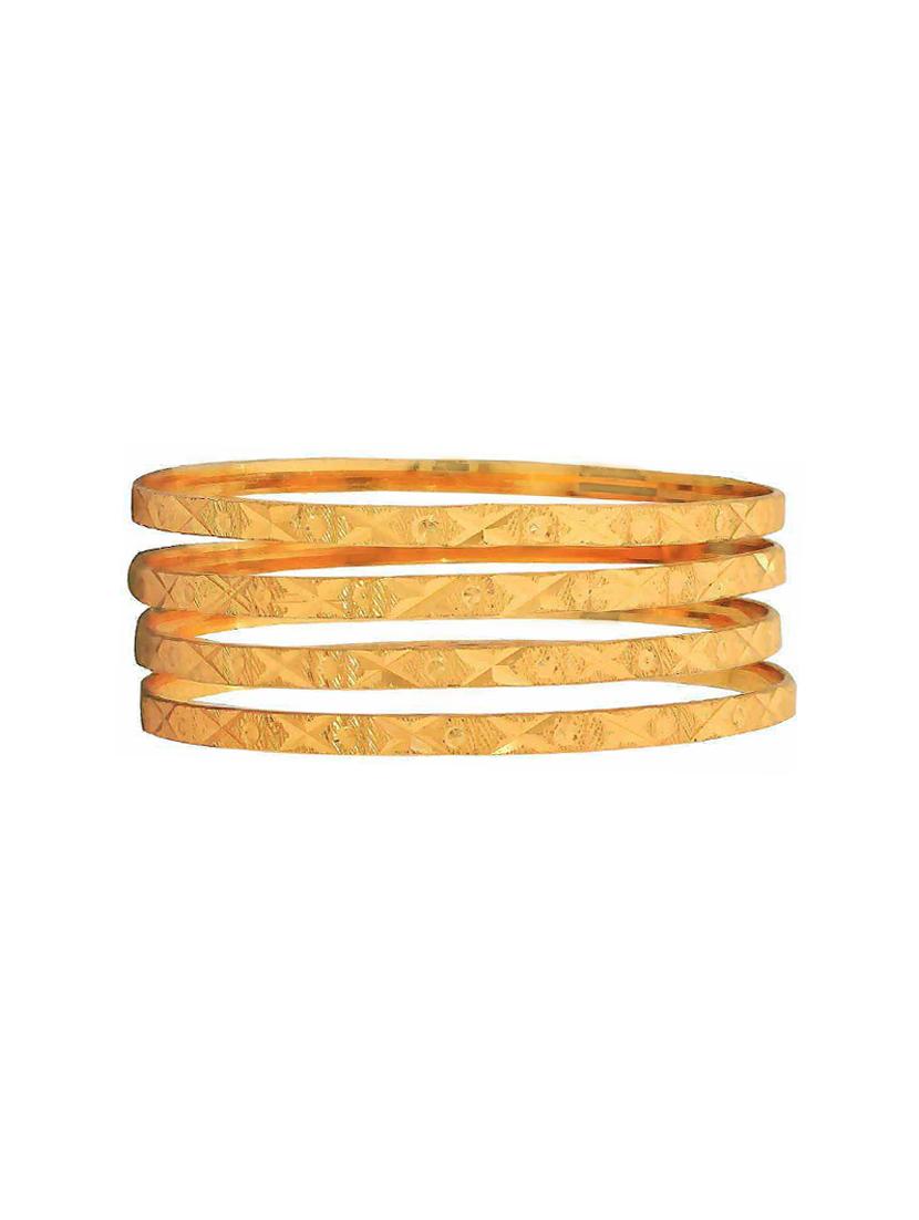 gold brass bangle - 15186005 - Zoom Image - 1