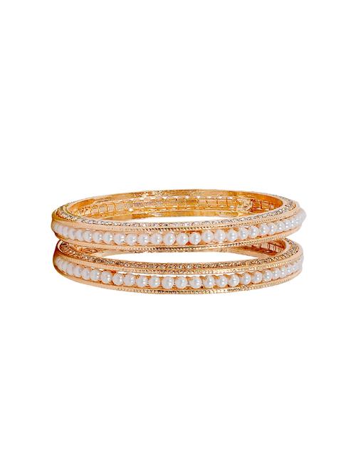 white brass bangle - 15186008 - Standard Image - 1