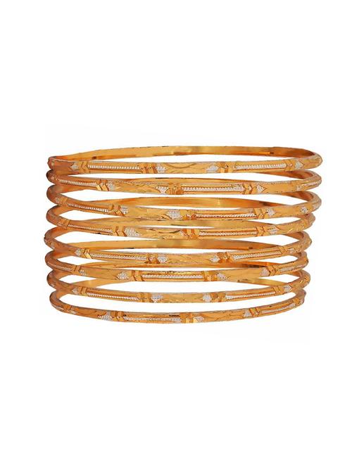 gold brass bangle - 15186339 - Standard Image - 1