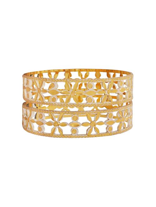 gold brass bangle - 15186341 - Standard Image - 1